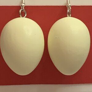 Egg Earring, Easter Earring, Gift Idea, Funny Food, Food Earring, Cooking, Egg